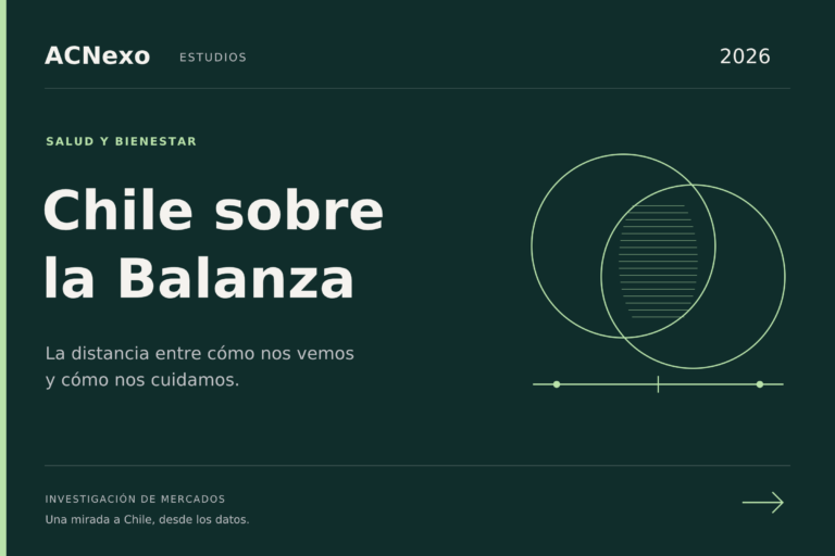 Portada del estudio Chile sobre la Balanza de ACNexo